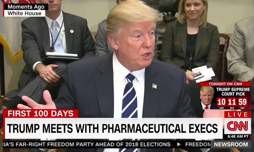 Trump Demands Big Pharma Lower “Astronomical” Drug Prices [Watch]
