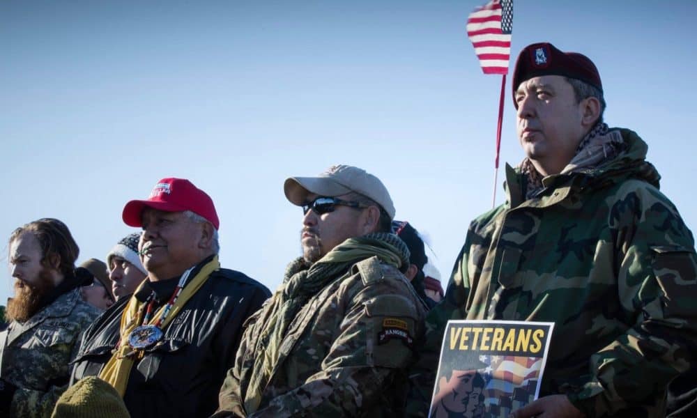 Veterans Return To Standing Rock To Act As Human Shields Against Police