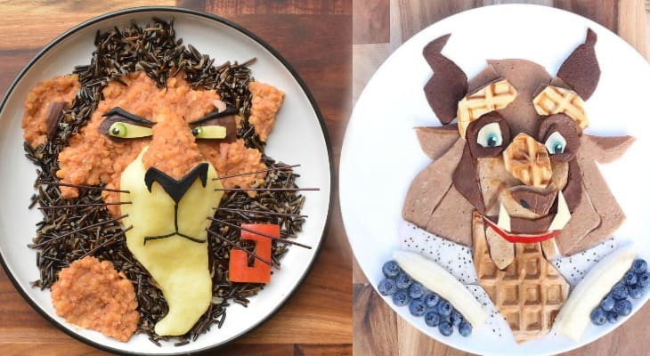 Creative Mom Turns Son’s Organic Meals Into Favorite Cartoon Characters