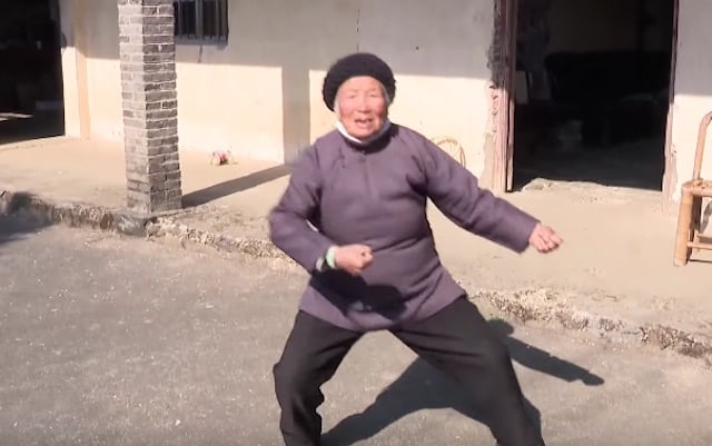94-Yo Grandmother Who Has Practiced Martial Arts For 9 Decades Can Still Kick Your Butt [Watch]