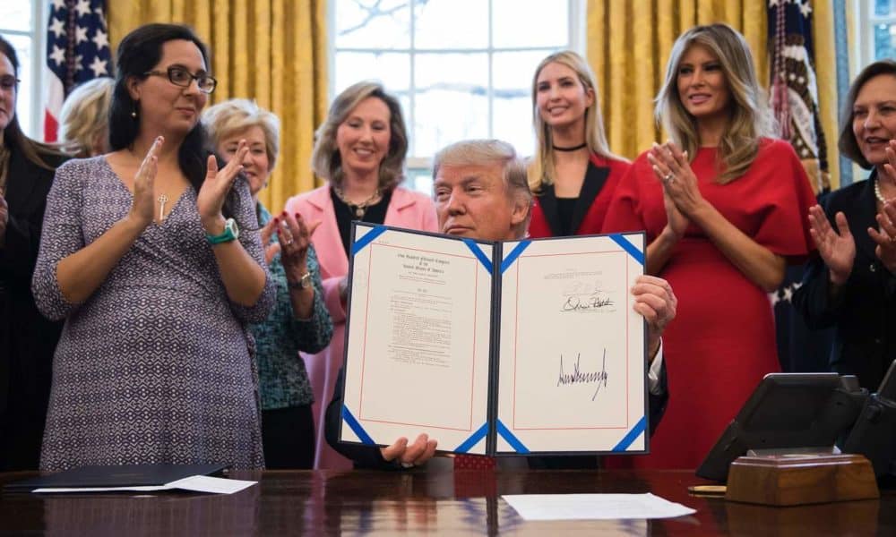 Donald Trump Signs Bills Targeted At Recruiting More Women In STEM Careers