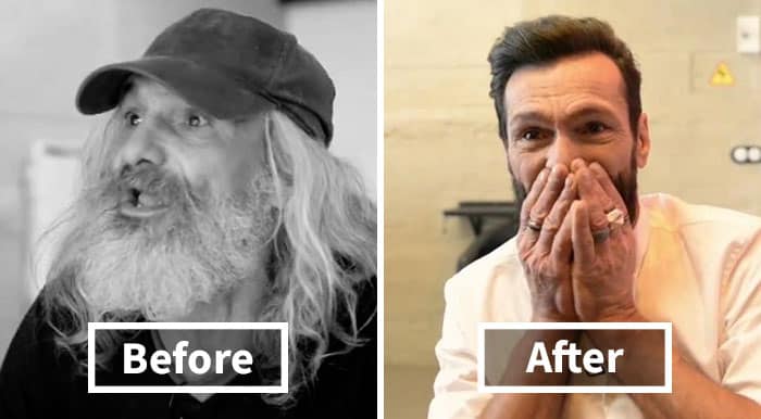 Homeless Man Receives Free Makeover And Bursts Into Tears Upon Reveal