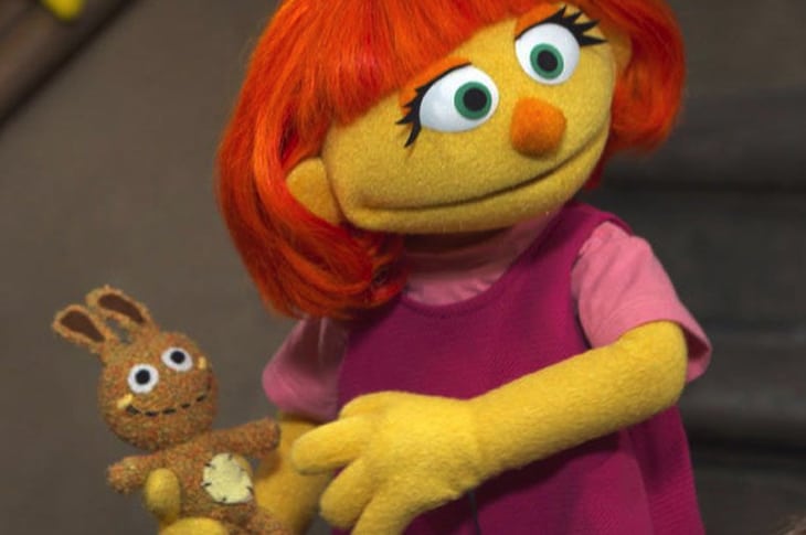 Sesame Street Just Unveiled Their Newest Muppet: A Little Girl Who Has Autism