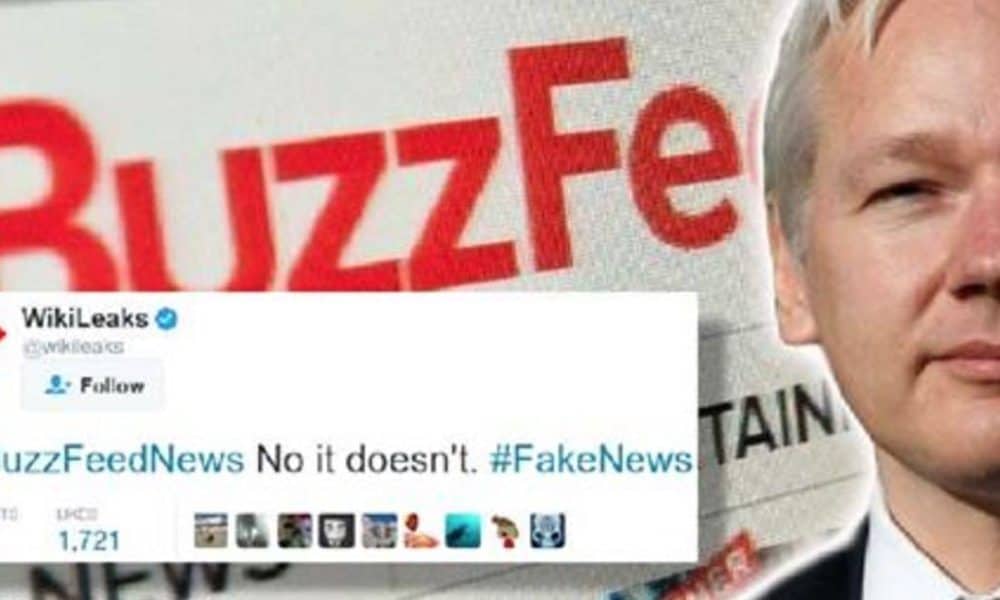 WikiLeaks Just Dismantled A False BuzzFeed Article In One Tweet