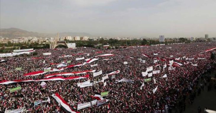 Hundreds Of Thousands Gather In Yemen To Protest Sponsored Saudi Terrorism