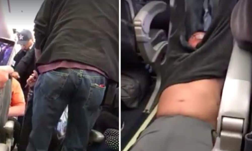 Distressing Footage Shows Man Being Dragged Off Plane After Airline Overbooked Flight