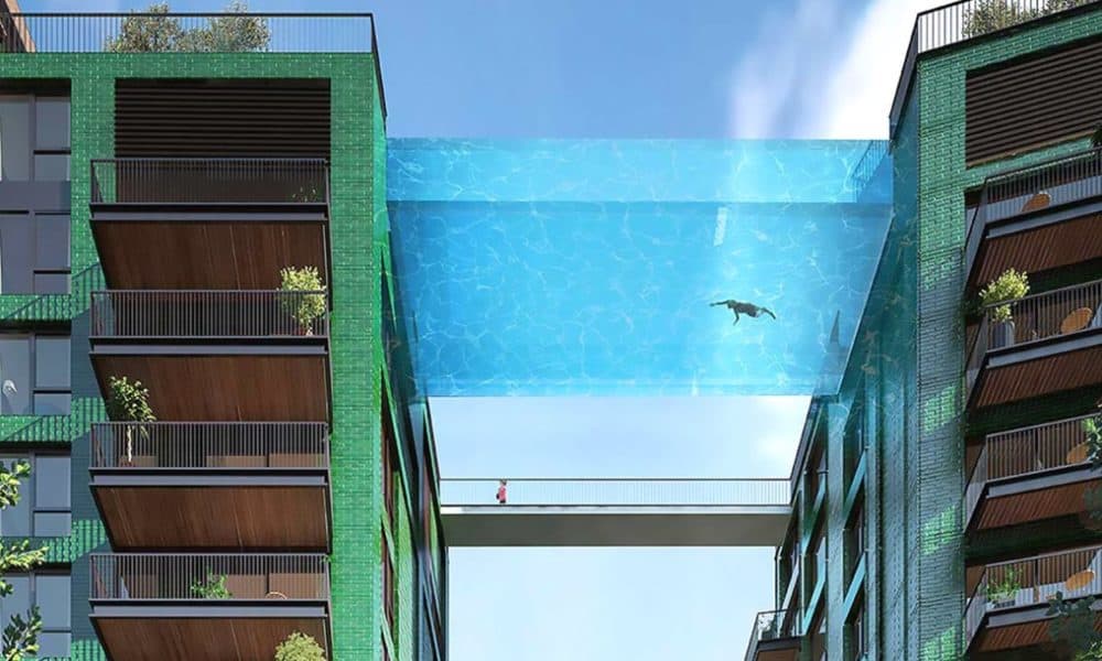 Would You Swim Here? Apartment To Install Glass-Bottomed Pool Suspended 115 Ft In Air
