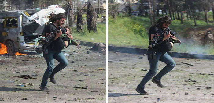 War Photographer Stops Shooting To Save Injured Boy, Weeps After Realizing What Happened [NSFW]