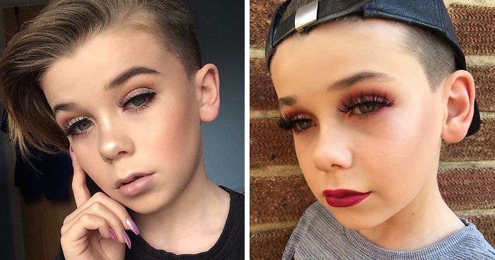 10-Year-Old Becomes Internet Sensation For His Enviable Makeup Skills