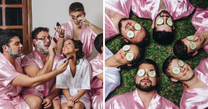 Bride Who Is An Engineer Invites Bros To Be Bridesmaids, And The Pics Are Epic