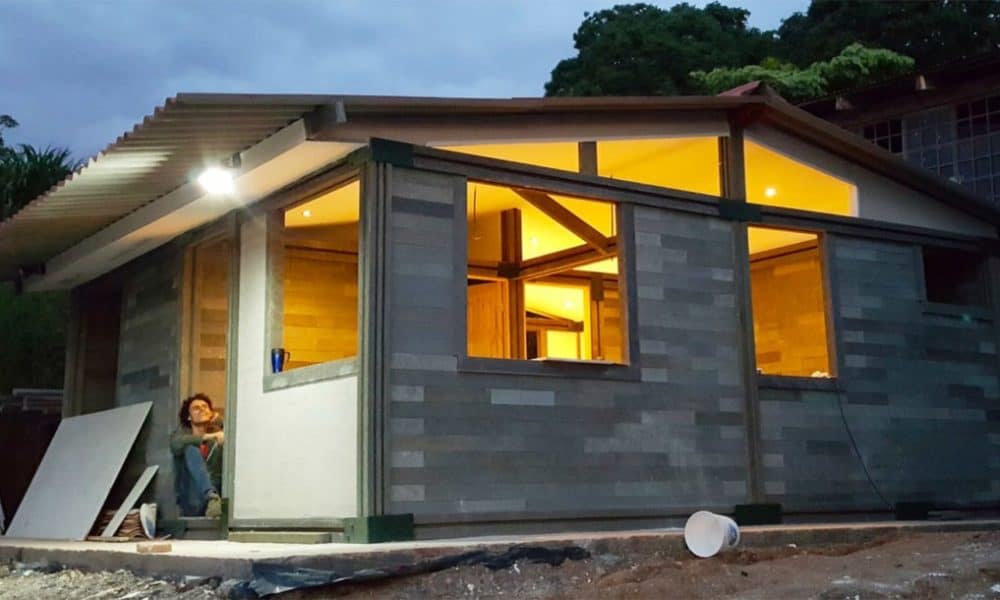 $6,800 House Made From Recycled Plastic Bricks Was Constructed In 5 Days