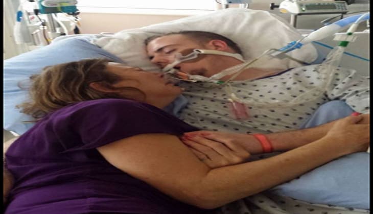 Tearful Mom Crawls Into Hospital Bed With 22-Year-Old Son. Shares Painful Truth About What Killed Him