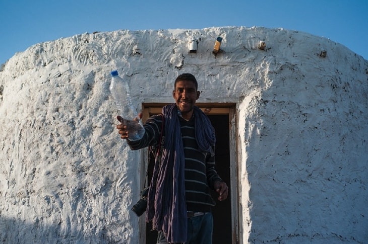 Refugee Just Wanted To Protect His Grandma: Now He’s Helping Everyone With Plastic Bottles