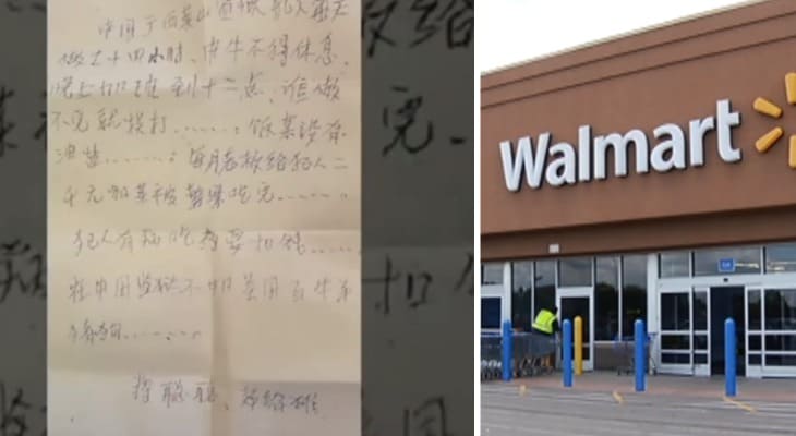 Woman Finds Gut-Wrenching Note From Chinese Laborer In Walmart Purse
