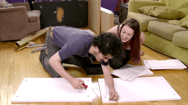 This Couple Took Acid And Tried To Build IKEA Furniture. Watch What Ensued…