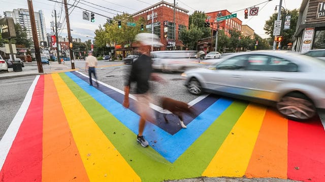 Atlanta Paints The Streets To Honor Anniversary Of Orlando Massacre