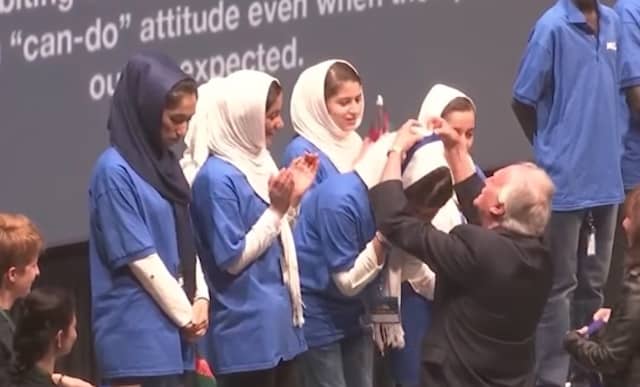 UPDATE: Afghan Girls Twice Denied Entry To U.S. Win Silver Medals
