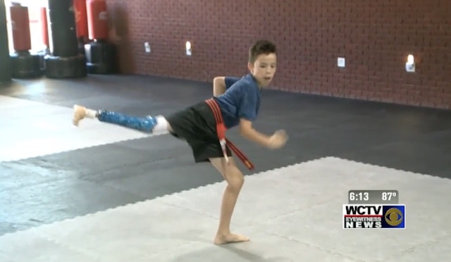 9-Year-Old With Prosthetic Earns Black Belt In Taekwondo, Proving You Can Do Anything