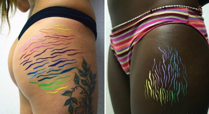 This Artist Turns Stretch Marks And Other ‘Flaws’ Into Art To Promote Self-Acceptance