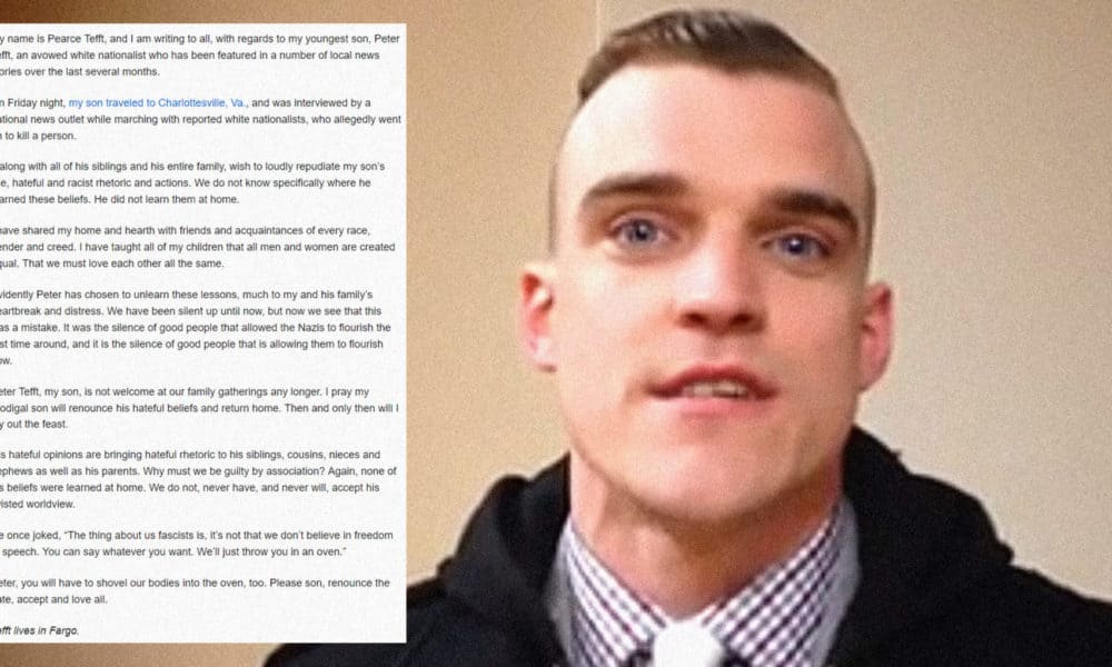 Father Disowns Son In Powerful Open Letter After Learning He Marched In Charlottesville