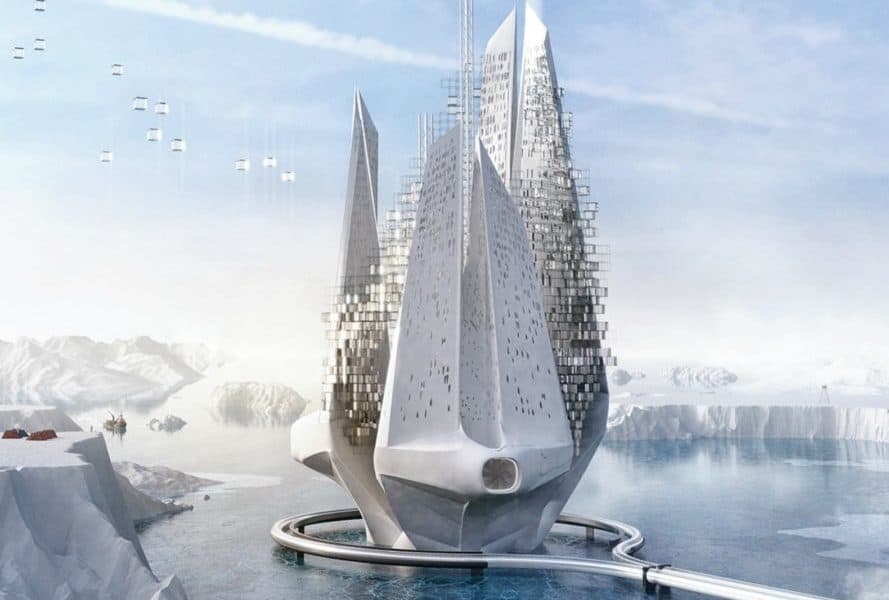 Floating Skyscraper Concept Purifies The Air And Reverses Climate Change