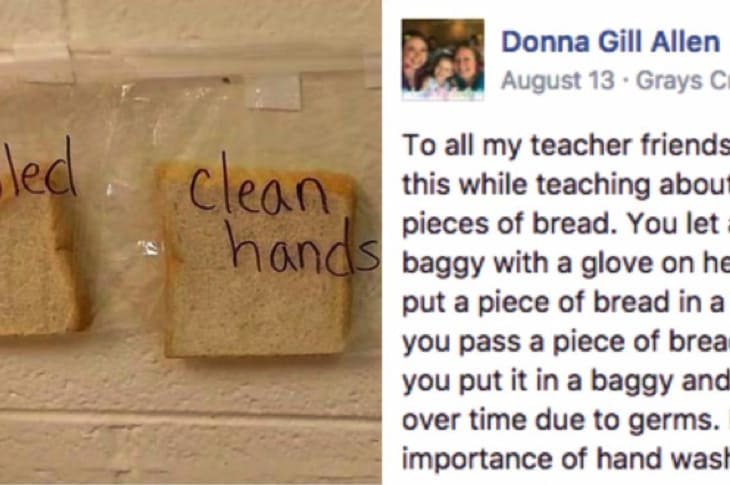 This Teacher’s Gross Experiment Is Showing Students Why They Need To Wash Their Hands