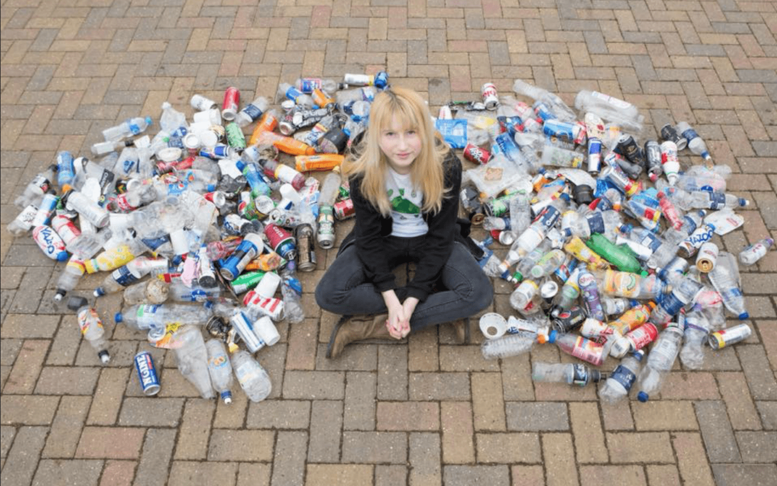 12 Year-Old Super Hero Saves The World, One Piece Of Rubbish At A Time