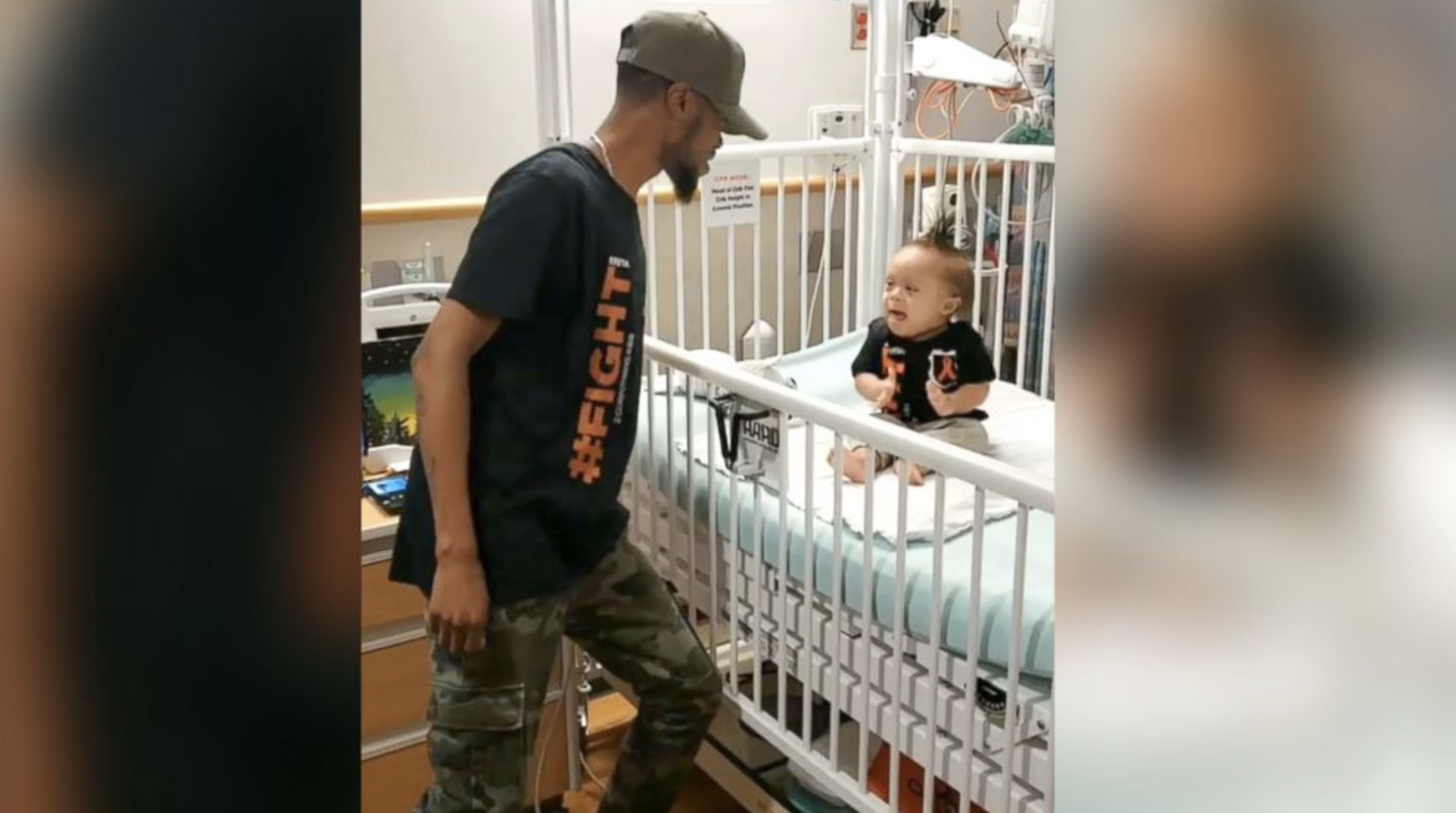 Video Of Dad Dancing to ‘Level Up’ For His Baby Undergoing Chemo Goes Viral- Look Who Comes For A Surprise Visit!