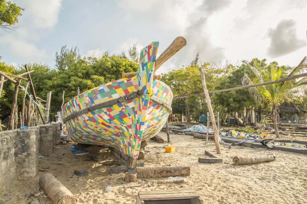 A Boat Made Out Of Flip-Flops And Plastic Waste Sails Around As A Reminder To Keep African Seas Clean Again