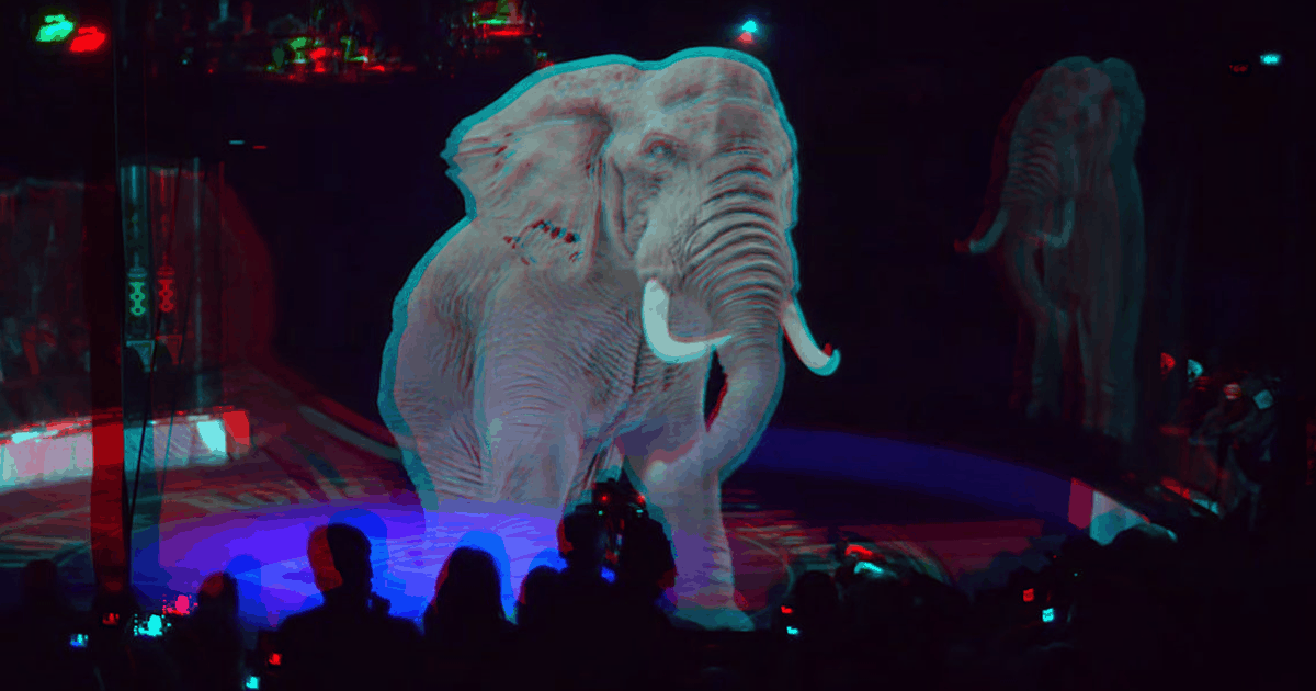Instead of Real and Live Animals, This Circus Company Makes Use Of Holograms For A Spectacular Cruelty-Free Show