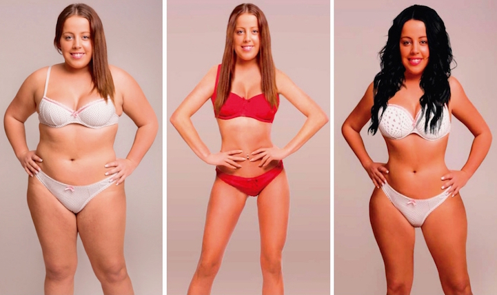 A Woman’s Body Photo Was Photoshopped According To Standards Of Beauty In 18 Countries