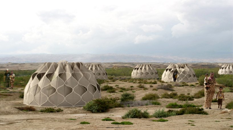 Award-Winning Architect Invents Collapsible Tent For Refugees That Can Collect Water And Store Energy At The Same Time
