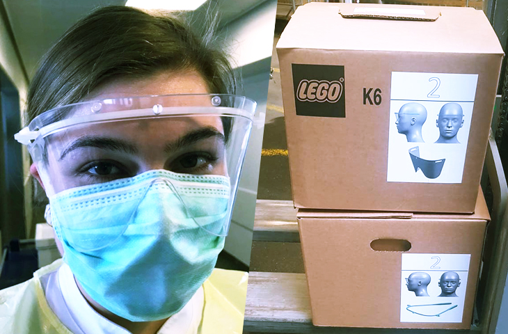 The LEGO Group Successfully Developed Protective Eyewear Gear For Danish Healthcare Workers Against Covid-19