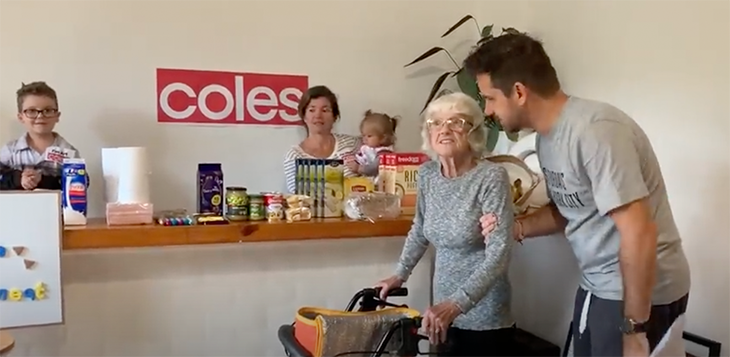 Son Sets Up ‘Home Supermarket’ For His 87-Year-Old Mother With Dementia While In Quarantine, So She Can Still Look Forward To Something