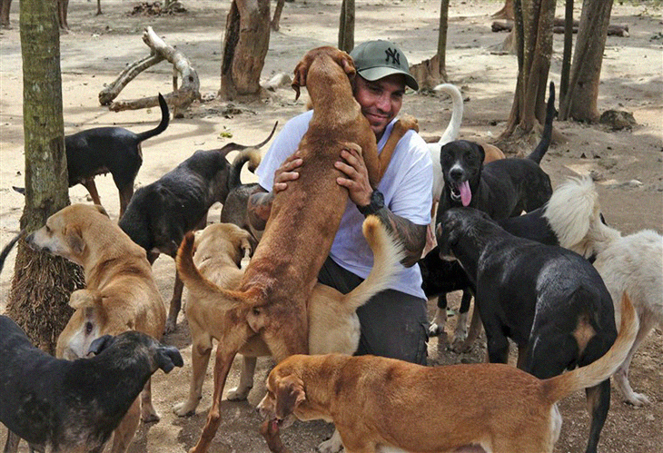 Man Who Opened His Home to Shelter 300 Dogs From A Hurricane Deemed Hometown Hero