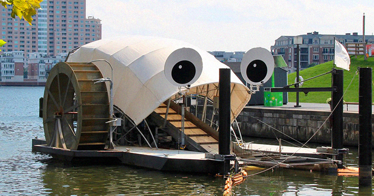 Have You Seen Mr. Trash Wheel? He’s Eating All The Garbage In Baltimore’s Inner Harbor