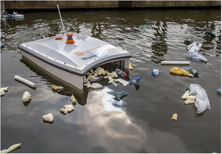 Floating Drones With The Ability To Collect Trash Before They Reach The Ocean