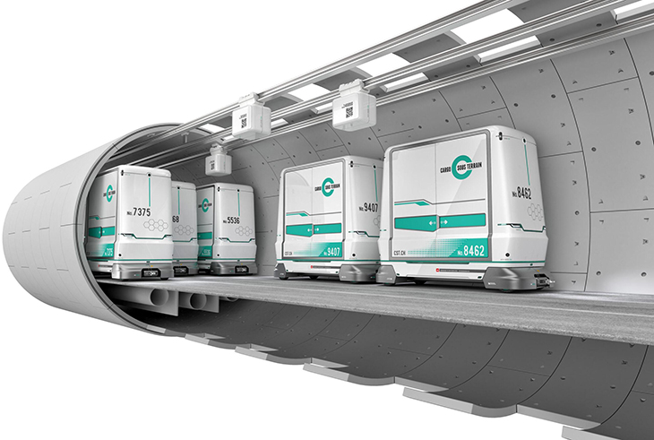 Switzerland’s Traffic Solution – Underground Cargo Delivery Tunnels