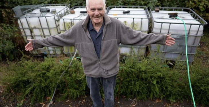 Man Has Been Storing Rainwater Since UK’s Worst Drought Problem Back In 1976