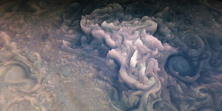 3D Rendered Images From Jupiter’s Atmosphere Shows Incredible “Frosted Cupcake” Clouds