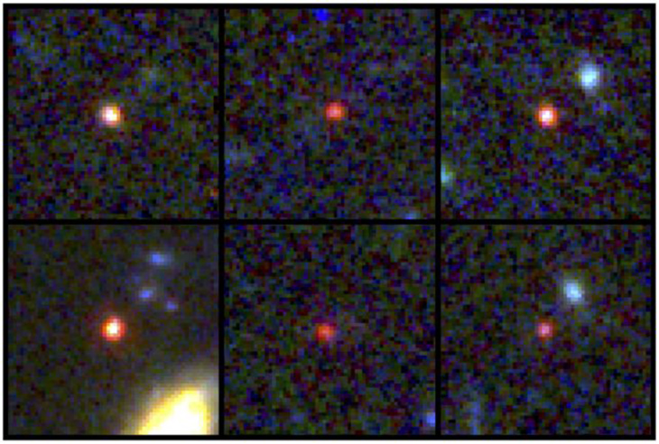 James Webb Telescope Finds Six Giant Galaxies From The Dawn Of Time