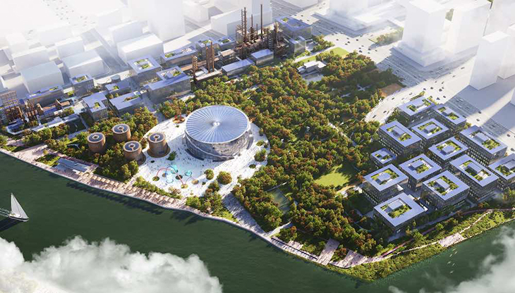 Former Oil Refinery Factory In China Transformed Into Green Cultural Park By Dutch Company