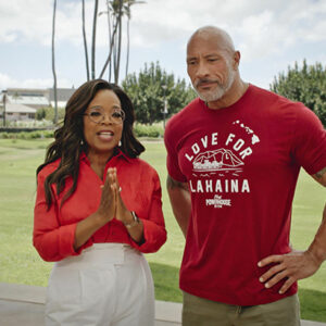 Maui Wildfire Survivors Get $1,200 From Oprah And The Rock