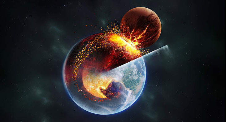 Scientists Discover Remnants Of The Planet That Collided with Earth Which Formed The Moon Still Buried In Our Core