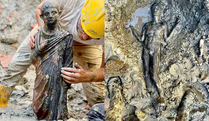 Archeologists Make Incredible Find Of 24 Bronze Statues ‘Without Equal’ That Were Preserved For 2,300 Years In Tuscany