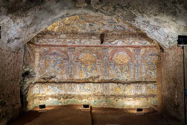 An Intricate 2,300-Year-Old Coral And Shell Mosaic Found Buried Beneath The Streets Of Rome
